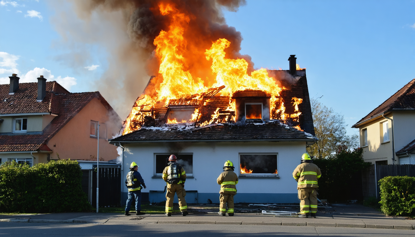 un incendie s'est déclaré sur le toit d'une maison individuelle à couëron, provoquant l'évacuation des résidents. heureusement, aucune victime n'est à déplorer. les habitants affectés ont été relogés en toute sécurité.