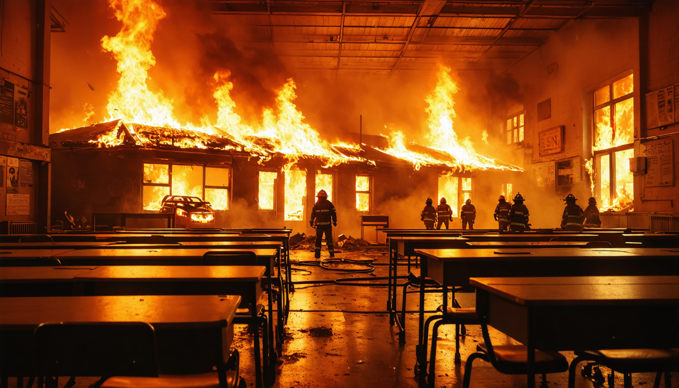 un incendie dévastateur a frappé une école à saint-brieuc, causant des dégâts considérables à la toiture et à une salle de classe. découvrez les détails de cet incident tragique et les conséquences pour la communauté éducative.